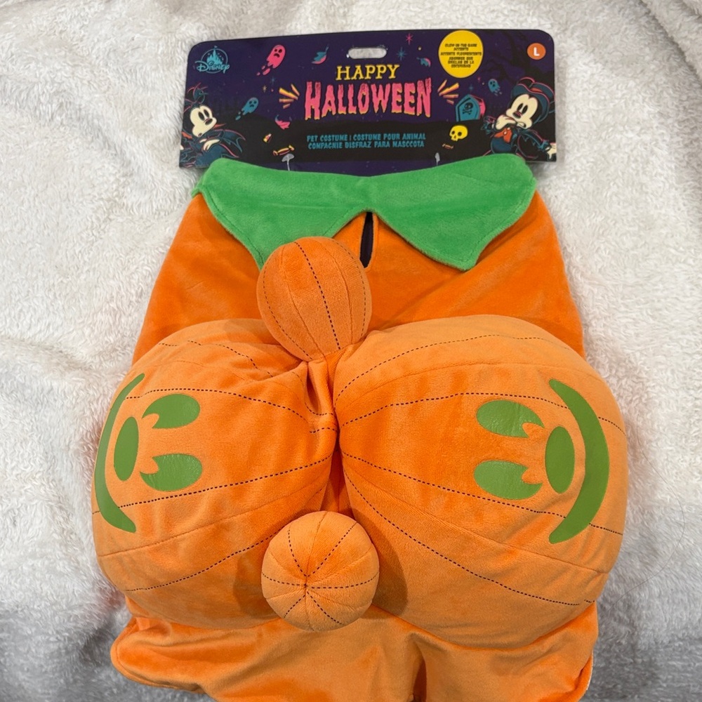 Disney Pumpkin Per Costume for Large Dog- Mickey Pumpkin